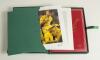 Shane Warne. My Illustrated Career&rsquo;. Shane Warne. London 2006. Leather hand bound limited edition number 884 of 1000 copies produced, signed by Warne to the limitation page. In green slipcase and original card packaging, including the six limited edition - 3