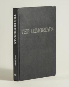 &lsquo;The Immortals&rsquo;. The Book of New Zealand Test Players&rsquo;. Paul Verdon. Auckland 2006. Limited edition number 326 of 665 copies, signed by the author and by &lsquo;every living former and present Test player able to complete the exercise&rsquo;. One hundred and seventy 