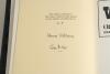 &lsquo;The Wisden Book of Cricket Memorabilia&rsquo;. Marcus Williams & Gordon Phillips. Oxford 1990. Blue and black quarter leather limited edition of 100 copies, numbered and signed by the authors Phillips and Williams, this being no. 4. In slip case. Very good con - 2