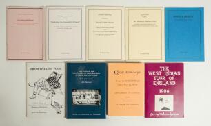 Red Rose Books. Nine titles published in Lancashire. Includes four signed limited edition titles by Gerry Wolstenholme. Two are limited edition facsimile hardback reprints, both signed by Wolstenholme who wrote the new introductions, &lsquo;The Tour of the &ldquo;Gen