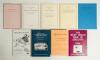 Red Rose Books. Nine titles published in Lancashire. Includes four signed limited edition titles by Gerry Wolstenholme. Two are limited edition facsimile hardback reprints, both signed by Wolstenholme who wrote the new introductions, &lsquo;The Tour of the &ldquo;Gen