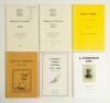 Sussex booklets and brochures. A selection of Sussex related booklets and brochures including some signed limited editions. Includes an earlier small 8pp booklet, &lsquo;Reminiscences of Eastbourne Cricket&rsquo;, published by the Club, The Saffrons, Eastbourne 1950. - 2