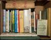 Cricket histories and reference books. Box comprising a mixed selection of twenty one titles, some signed and the odd limited edition. &lsquo;Between the Wickets&rsquo;, Eric Parker, London 1926, signed in ink to the front endpaper by Parker, 17th April 1942, with ow