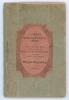 &lsquo;The Cricketers&rsquo; Guide, or A Concise Treatise on the Noble Game of Cricket, as practised by the most eminent players...&rsquo;. William Lambert. Fifth edition &lsquo;with considerable additions and corrections&rsquo;. Sussex Press, Lewes: printed and sold by J. Baxter; by 