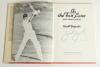 &lsquo;In the Fast Lane. West Indies Tour 1981&rsquo;. Geoffrey Boycott 1981. Signed by Boycott to title page and by eleven of the England and five of the West Indies players on the end paper images of the two teams, odd signature to the internal page. Signatures inc - 2