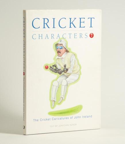 &lsquo;Cricket Characters 2. The Cricketer Caricatures of John Ireland&rsquo;. 2000. Signed to &lsquo;Introduction&rsquo; caricature by Jonathan Agnew. The book signed to individual caricature pages by thirty nine of the forty players featured. Signatures are Mike Atherton, Davi