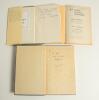 Signed presentation cricket books. Six titles, hardback unless stated, each with dedication signed by the author to a notable name in cricket. Includes three dedicated to R.C. &lsquo;Crusoe&rsquo; Robertson-Glasgow, &lsquo;Australia v. The Counties (1878-1938), Rex Pogson, - 3
