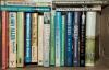 Signed cricket biographies and autobiographies. Box comprising twenty five hardback titles with generally good dustwrappers, all signed by the author/ subject. Earlier hardback titles include &lsquo;Cricketing Days&rsquo;, Bill Edrich, London 1950. &lsquo;Our Cricket Story - 2