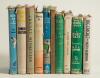 Signed cricket biographies and autobiographies 1920s-1970s. Box comprising twenty eight hardback (three softback) biographies and the odd cricket history, the hardbacks all with original dustwrappers in mixed condition. All titles signed by the author/ su