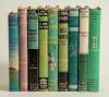 Signed cricket biographies and autobiographies 1920s-1970s. Box comprising twenty eight hardback (three softback) biographies and the odd cricket history, the hardbacks all with original dustwrappers in mixed condition. All titles signed by the author/ su - 2