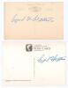 Basil D&rsquo;Oliveira and Worcestershire C.C.C. Two hardback autobiographies with dustwrappers. &lsquo;The D&rsquo;Oliveira Affair&rsquo;, Basil D&rsquo;Oliveira, London 1969. Slipped in is a poignant single page handwritten letter from D&rsquo;Oliveira to Ron Yeomans, dated 11th August 19 - 5