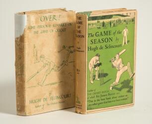 Hugh de Selincourt. Two hardback titles by de Selincourt with dustwrappers. &lsquo;The Game of the Season&rsquo;, London 1931. Presentation copy with signed dedication in ink to half title page, &lsquo;To L. [John] Arlott&rsquo; dated June 1941. Padwick 6108. Fairly good dustwra