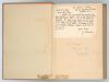 &lsquo;Cricket Country&rsquo;. Edmund Blunden. First edition London 1944. Original hardback in original cloth, lacking dustwrapper. Ownership name of &lsquo;E.S. Jones&rsquo; to front endpaper with small handwritten note lightly laid down, dated 16th June 1944, in which Blunden - 2