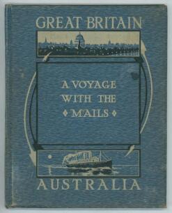 M.C.C. tour to Australia 1920/21. &lsquo;A Voyage with the Mails Between Brisbane- London... A memento by an amateur photographer&rsquo;. London Stereoscopic Company, London, third edition c.1920. A large format souvenir book with decorative blue cloth covers, compri