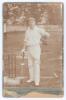 &lsquo;Cricket Across the Seas- Being an account of the Tour of Lord Hawke&rsquo;s team in New Zealand and Australia&rsquo;. P.F. Warner. Longmans, London 1903. Original red cloth with title in gilt to front corner and spine. Signed to title page by Warner with annotation, - 3