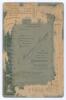 &lsquo;Cricket Across the Seas- Being an account of the Tour of Lord Hawke&rsquo;s team in New Zealand and Australia&rsquo;. P.F. Warner. Longmans, London 1903. Original red cloth with title in gilt to front corner and spine. Signed to title page by Warner with annotation, - 4