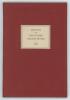 &lsquo;Minutes of the First Meeting of the West Indies Cricket Board of Control&rsquo; 1927. 8pp booklet of the minutes from the meeting held at the Union Club, Port-of-Spain, Trinidad, 17th & 18th June 1927. Rebound in modern red cloth, title label to front. The ori - 3