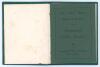 &lsquo;The West Indies Board of Control for International Cricket Matches. Constitution, By-laws and Rules&rsquo; 1928. Small 15pp booklet tipped in to green cloth boards with gilt title to front, original green card wrappers preserved. Padwick 5405. Bookplate of A.E