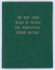 &lsquo;The West Indies Board of Control for International Cricket Matches. Constitution, By-laws and Rules&rsquo; 1928. Small 15pp booklet tipped in to green cloth boards with gilt title to front, original green card wrappers preserved. Padwick 5405. Bookplate of A.E - 3