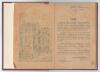 West Indies. &lsquo;The Barbados Cricketers&rsquo; Annual for 1911-12. Eighteenth year of publication&rsquo;. Edited and compiled by J. Wynfred Gibbons. Printed at the Globe Office, Barbados 1912. Rebound in later red cloth, gilt title to spine, original paper wrappers ret - 2