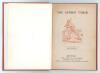 &lsquo;Our Cricket Match&rsquo;. Norman Bennet. Cambridge &lsquo;First Edition&rsquo; 1893. Rebound in maroon cloth, gilt title to spine, original pictorial card covers preserved. 16pp. Bookplate of J.W. Goldman to inside front original wrapper with annotation in pencil to facin