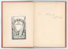 &lsquo;Our Cricket Match&rsquo;. Norman Bennet. Cambridge &lsquo;First Edition&rsquo; 1893. Rebound in maroon cloth, gilt title to spine, original pictorial card covers preserved. 16pp. Bookplate of J.W. Goldman to inside front original wrapper with annotation in pencil to facin - 2
