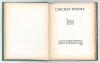 &lsquo;Cricket Poems&rsquo;. George Francis Wilson. London 1905. Original decorative green cloth covers. Presentation copy to &lsquo;W. Jorden&rsquo; with handwritten and signed dedication from the author, dated 16th May 1917. Handmade paper with untrimmed edges. Minor soiling a - 3