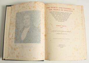 &lsquo;The Sports and Pastimes of the People of England... Rural and Domestic Recreations.... from the earliest period to the present time&rsquo;. Joseph Strutt. Originally published in 1801, this is &lsquo;A new edition, much enlarged and corrected by J. Charles Cox&rsquo;, pub