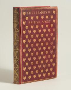 &lsquo;Fifty Leaders of British Sport&rsquo;. Ernest C. Elliott. John Lane, London 1904. A series of portraits with biographical details of famous sportsmen including cricketers C.B. Fry, Lord Hawke, A.C. Maclaren, Ranjitsinhji, P.F. Warner, J. Daniell, and Robert Mo