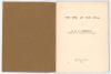 The Epic of the Oval&rsquo;. E.B.V. Christian, privately printed 1930. 36pp. Original brown card wrappers, contained in pale green cloth clamshell case, gilt title to spine. Padwick 1022. Slight foxing to pages, minor wear to wrapper extremities, otherwise in g - 2