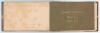 &lsquo;Lansdown Cricket Club. Matches, 1825 to 1851&rsquo;. Printed and published for the Club by R.E. Peach, Bath 1852. iv, 120pp. Small landscape format book of Club scores rebound in later half calf and marbled boards, gilt title to spine. Original front cloth wra