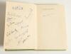 &lsquo;Sussex Cricket&rsquo;. A.E.R. Gilligan, London 1933. Original green cloth with coloured stripes of blue, red and white to top corner. Signed in ink to the half-title page by Gilligan, and to the facing endpaper by twelve Sussex players. Signatures are A.E. Rel - 3