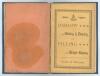 &lsquo;Batting and Bowling. With Hints on Fielding and Wicket-Keeping&rsquo;. R. Gorton Barlow and Richard Pilling. London 1882. 31pp. Two versions/ editions, both with original decorative paper wrappers, bound together as one volume in blue cloth. One in pink wrappe - 2