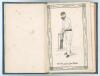 &lsquo;Batting and Bowling. With Hints on Fielding and Wicket-Keeping&rsquo;. R. Gorton Barlow and Richard Pilling. London 1882. 31pp. Two versions/ editions, both with original decorative paper wrappers, bound together as one volume in blue cloth. One in pink wrappe - 4