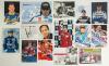 Motor racing. Formula 1. A selection of fourteen signed promotional cards and photographs of racing drivers from the 1970s onwards. Signatures include Gerhard Berger, Jos Verstappen, Martin Brundle, Mika Hakkinen, Ukyo Katayama, Jaques Villeneuve, Derek B