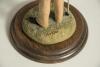 &lsquo;Willie Park Senior. The First Open Champion&rsquo;. &lsquo;Sporting Legends&rsquo; cold cast porcelain figure of Park in period golf dress with club to eight hand. 9&rdquo; tall on wooden base. Produced in 1984. Details to bottom of base. Good condition - 3