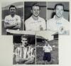 Tottenham Hotspur 1950s-1990s. Nine mono and colour copy photographs, each signed by the featured player. Earlier signatures are Terry Medwin, Terry Dyson, Cliff Jones, Johnny Brooks, Peter Baker, and the 1967 F.A. Cup winning team signed by the captain, 