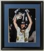 Ricky Villa. Tottenham Hotspur & Argentina. Two large signed &lsquo;copy&rsquo; colour photographs, one of Villa scoring for Spurs in the 1981 F.A. Cup final replay v Manchester City and the other of Villa holding up the Cup following the 1981 F.A. Cup final replay w