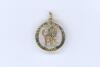 Chelsea Football Club 1905 pendant. The pendant hallmarked for London 1996. 0.75&rdquo; diameter. 1.6g. Very good condition