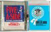 National &lsquo;Five/Six a Side&rsquo; football programmes 1969 to 1990. Blue file containing a collection of eighteen programmes for competitions held at the Empire Pool Wembley, Programmes include Daily Express programmes for 1969, 1970, 1972, 1973, 1974 (2), , 197