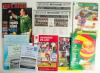 Republic of Ireland home international programmes 1986-2010. A good selection of twenty one programmes, mainly official, for international matches played in Dublin unless stated. Includes World Cup qualifiers v Denmark, Copenhagen 1992, v Spain 1993. Worl