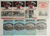 The Manchester Derby. Manchester City v Manchester United. Seasons 1960/61- 1962/63. League Division 1. Seven original official &lsquo;home&rsquo; and &lsquo;away&rsquo; programmes. Matches played at Maine Road are 27th August 1960 (Vol. 2 no. 2), match abandoned due to waterlog