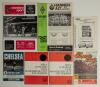 Manchester City in Europe 1970/71-1981/82. A selection of seven official match programmes for &lsquo;away&rsquo; matches and seventeen &lsquo;home&rsquo; in European tournaments and one friendly. Programmes include one from the 1970/71 Cup Winners Cup, Semi-final 1st Leg v Chels