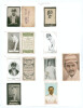 Kumar Shri Ranjitsinhji. Cambridge University, Sussex, London County & England, 1893-1920. A selection of twenty one early cigarette and trade cards, each featuring Ranji, all loose mounted to three large pages - 3