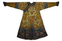 An Imperial Embroidered Dragon Robe Qianlong Period