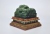 An Inscribed Spinach Green Jade Dragon Seal - 6