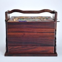 An Annatto Wood Food Cabinet
