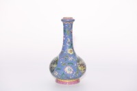 A Famille Rose Landscape Vase Yongzheng Period