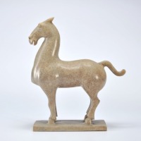 A Carved Jade Horse