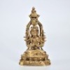 A Gilt-bronze Seated Bodhisattva